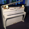Schimmel Klavier Modell 112 weiß Chippendale - klangschönes Premiumklavier