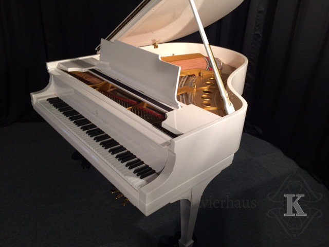 Steinway Flügel M 170 weiß gebraucht kaufen im Klavierhaus Köpenick
