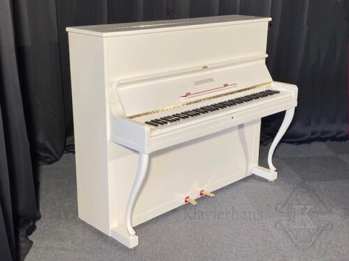 Grotrian Steinweg Klavier 120 cremeweiß - Chippendale Stil - gebraucht kaufen im Klavierhaus Köpenick